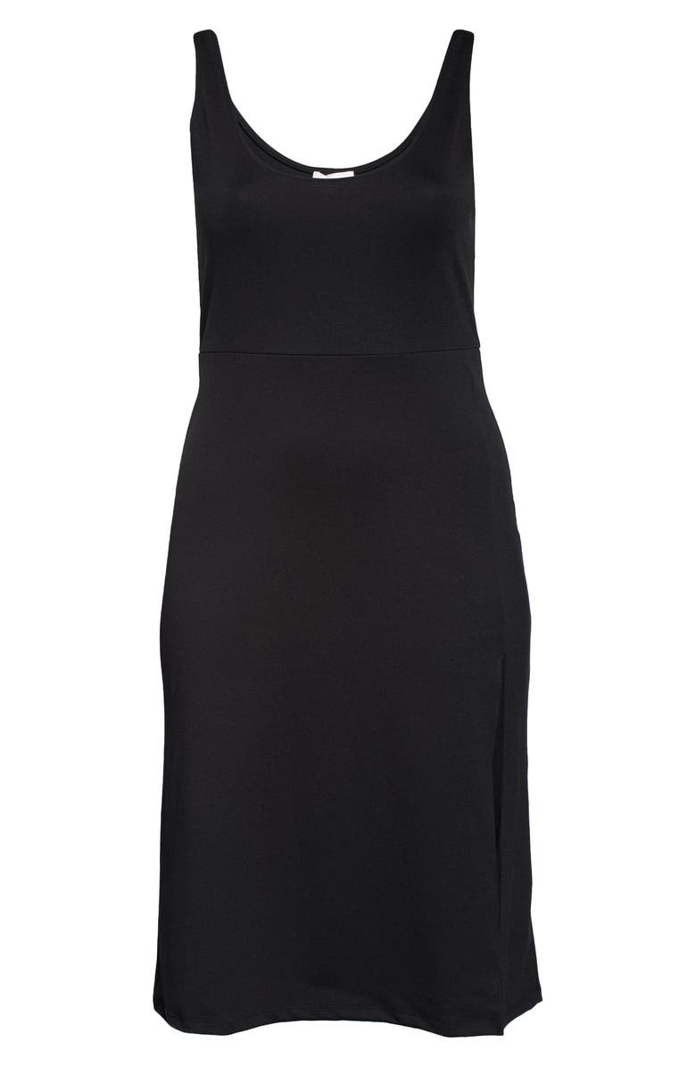 knee length dresses for ladies The Scoop Neck Midi Dress – The Standard Stitch main image 0
