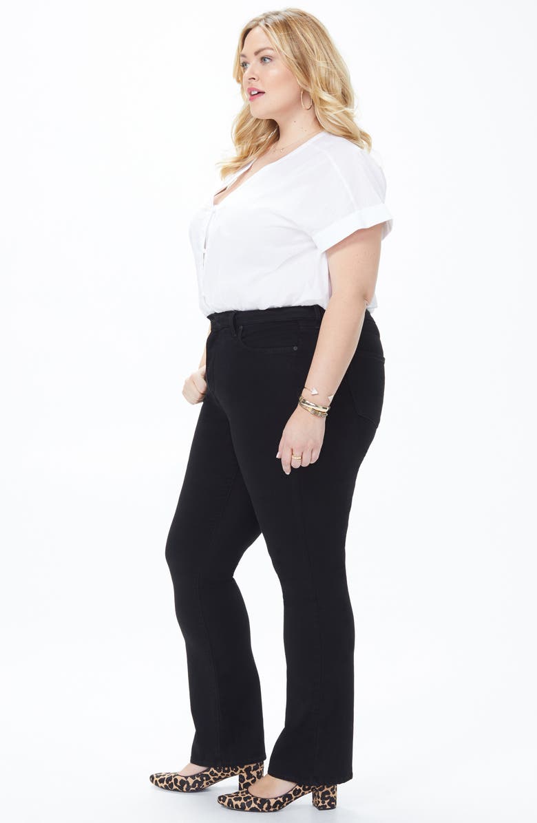 NYDJ Barbara Bootcut Jeans, Alternate, color, Black