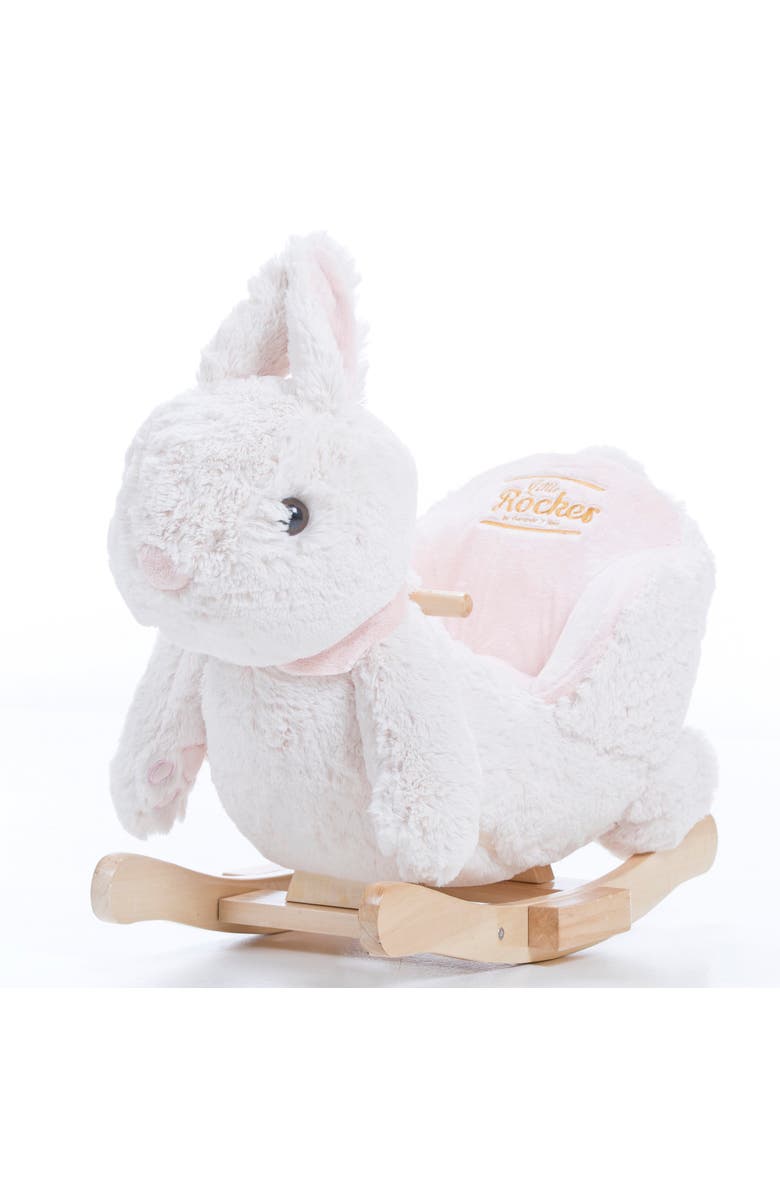 Gerardo´s Toys Little Rockers Bunny Wooden Plush Ride, Alternate, color, Multicolored
