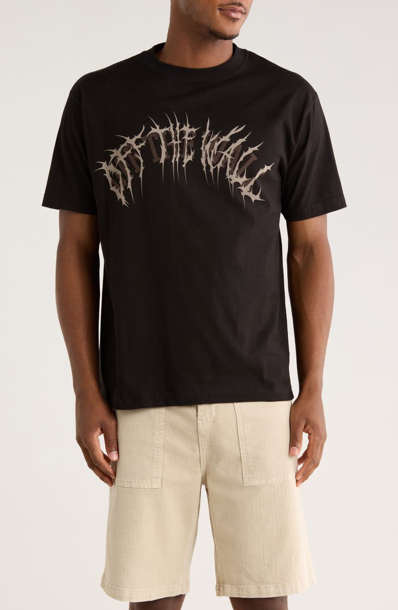 Vans Metal Arch Logo Graphic T-Shirt, Main, color, Black