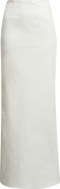 HOUSE OF CB Lyra Ruched V-Back Evening Maxi Skirt