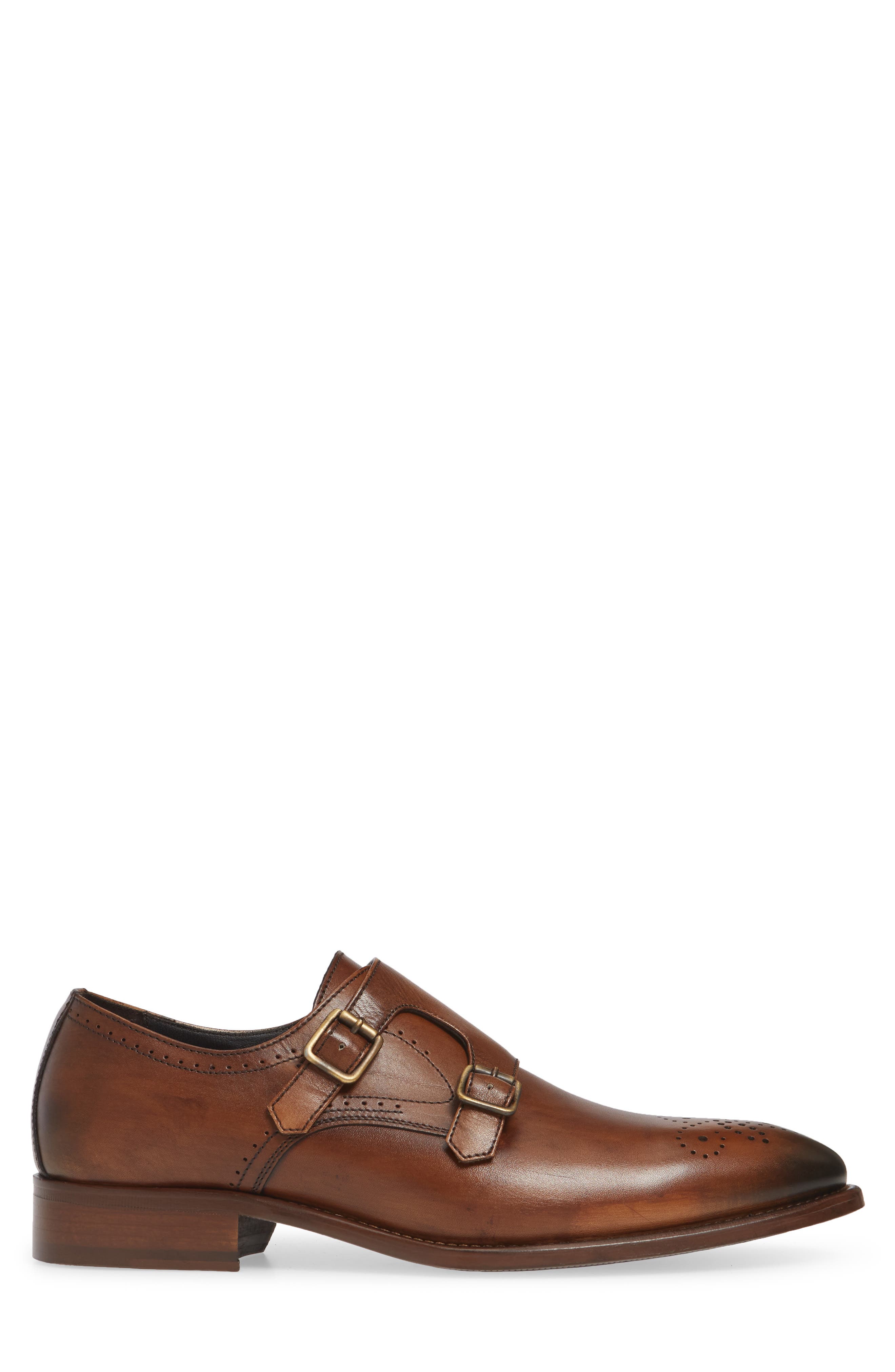 Johnston & Murphy Cormac Double Monk Strap Shoe, Alternate, color, 