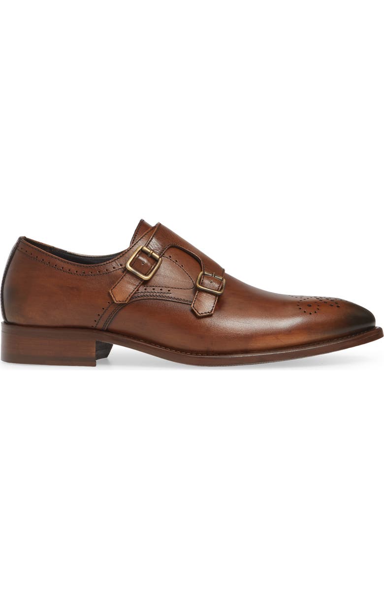 Johnston & Murphy Cormac Double Monk Strap Shoe, Alternate, color,
