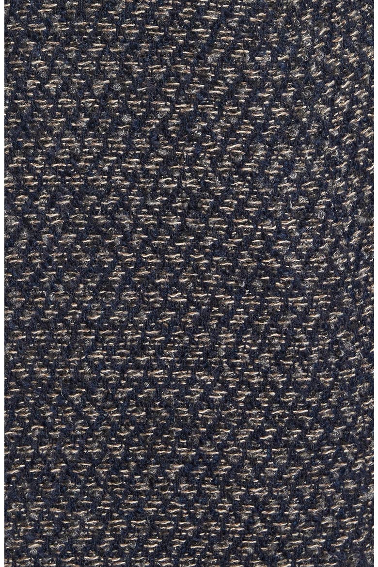 Inverted Notch Tweed Coat, Alternate, color, NAVY