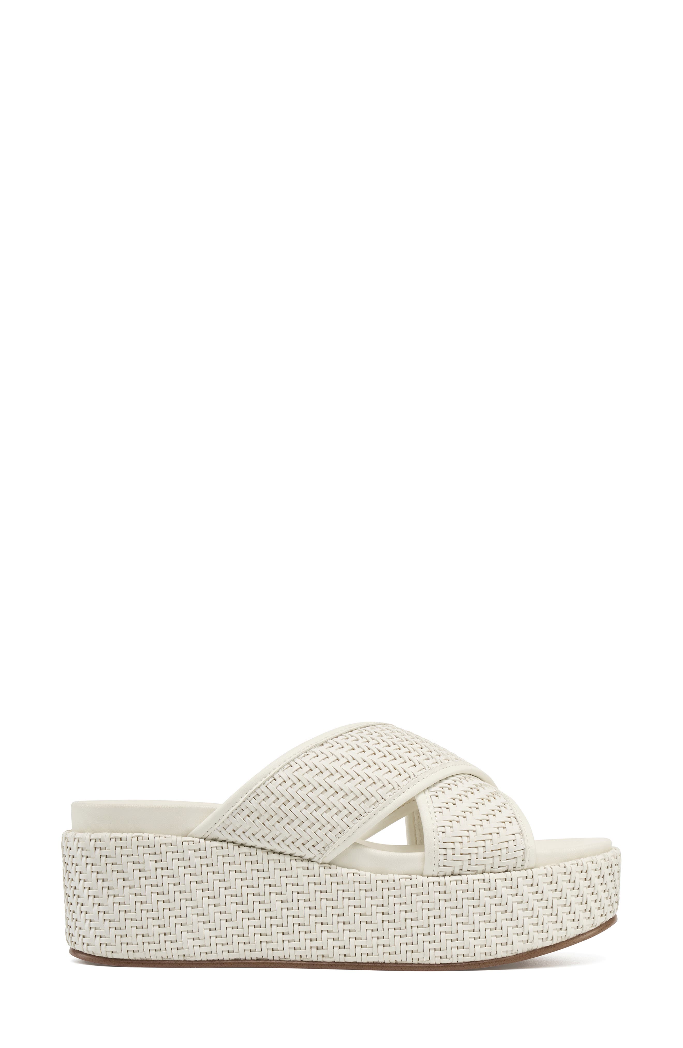 JSlides Crisscross Platform Wedge Sandal, Alternate, color, 