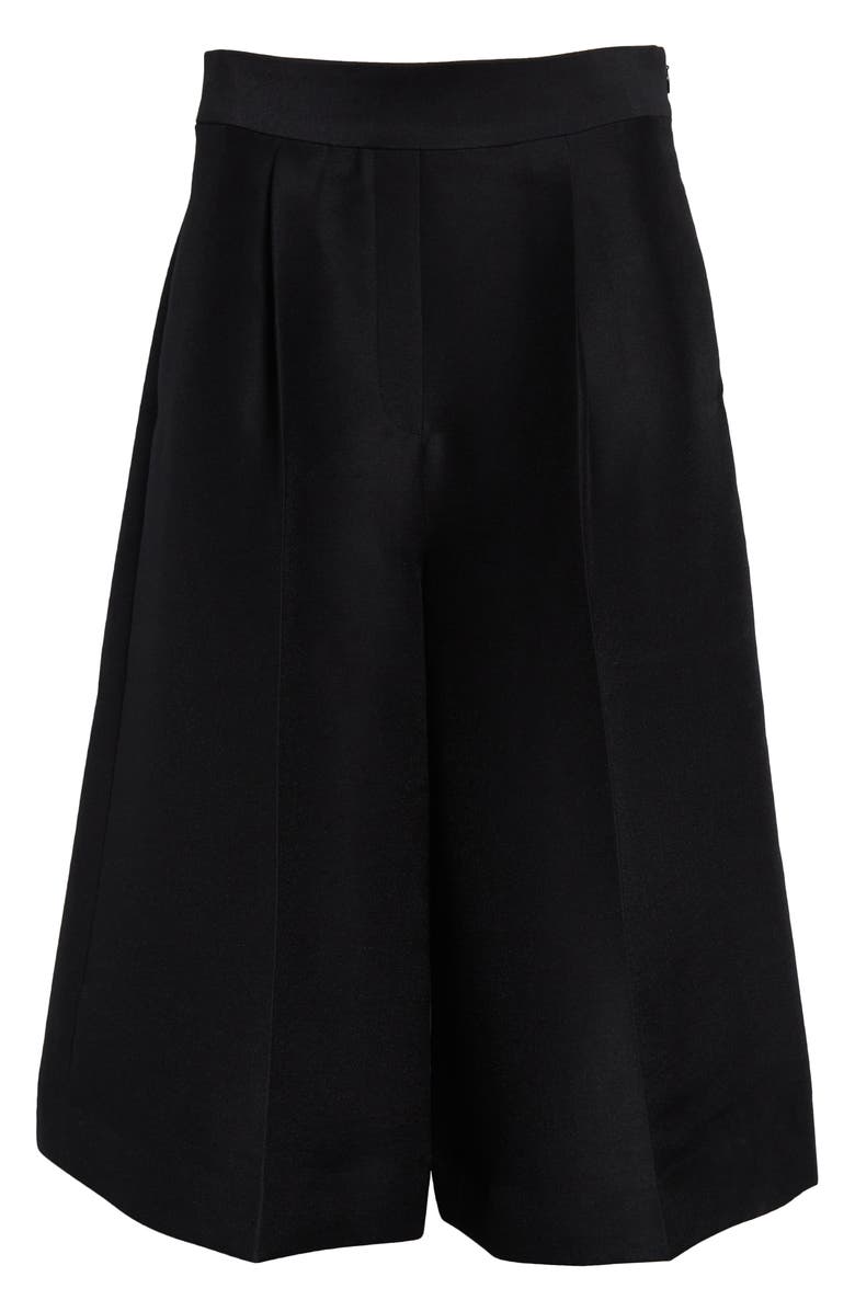 GIA STUDIOS Corine Pleated Twill Trouser Shorts, Alternate, color, 