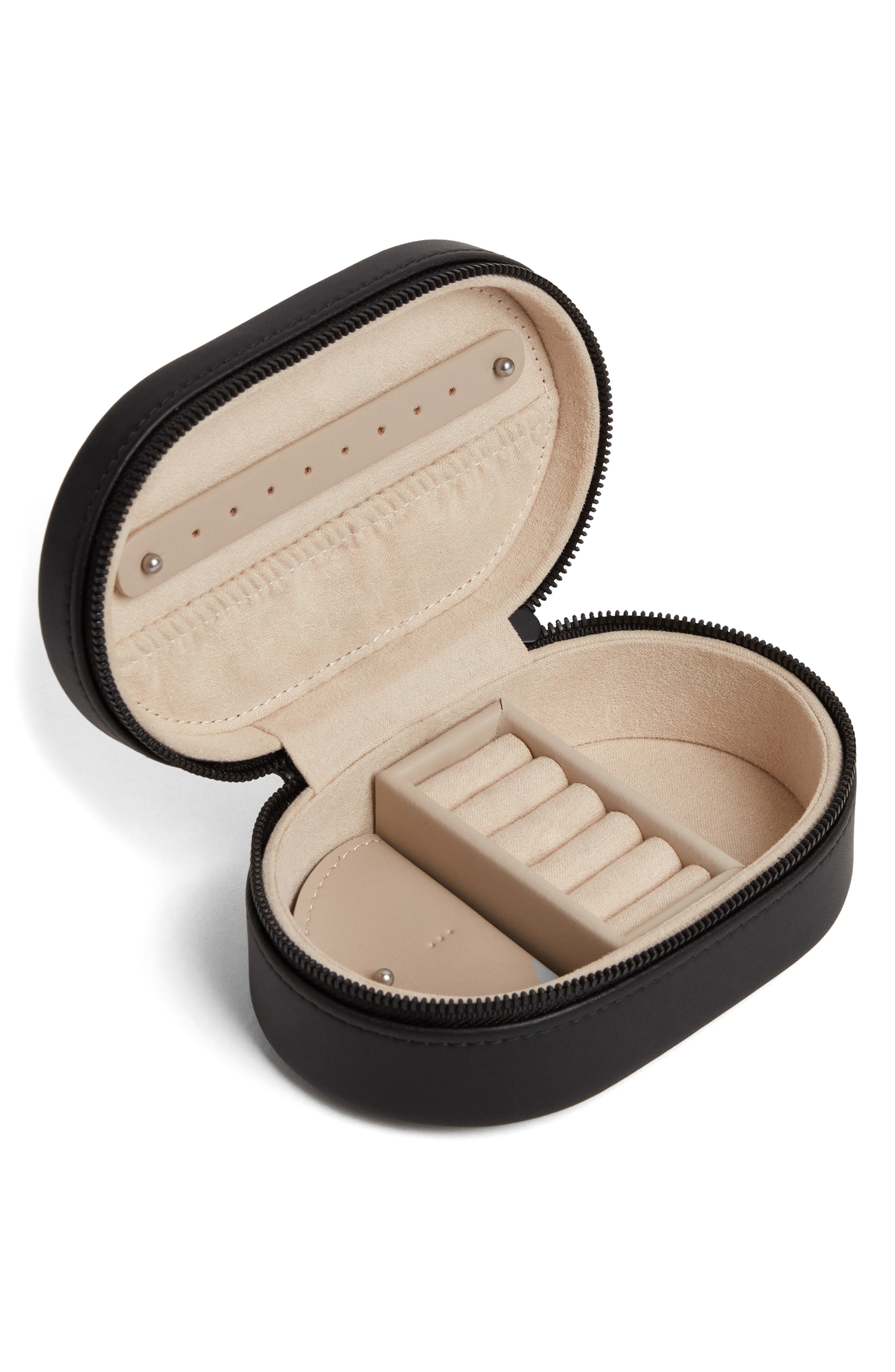 Monos Travel Jewelry Case, Alternate, color, Carbon Black