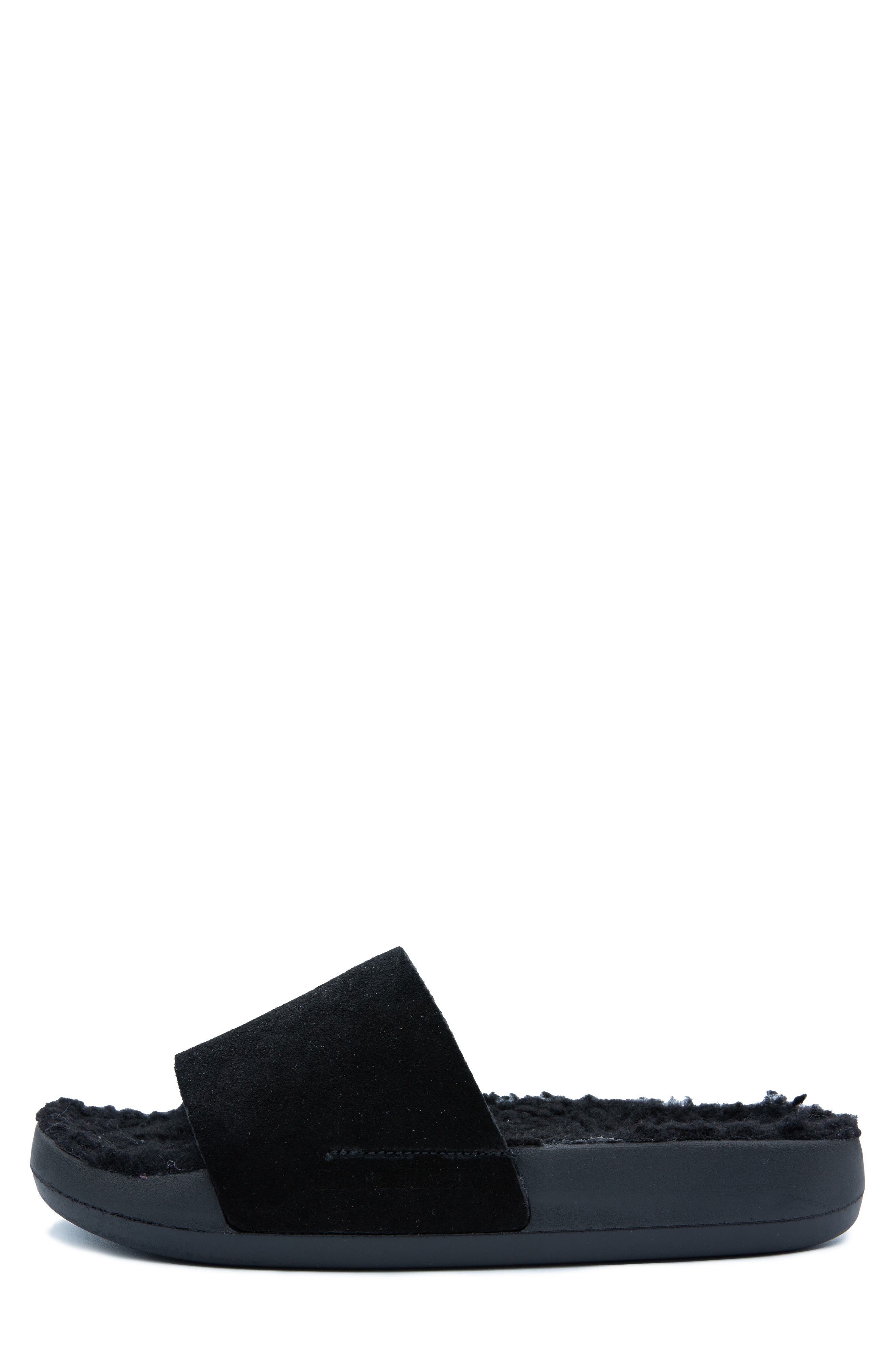 BRANDBLACK Apres Kashiba Faux Shearling Slide Sandal, Alternate, color, 