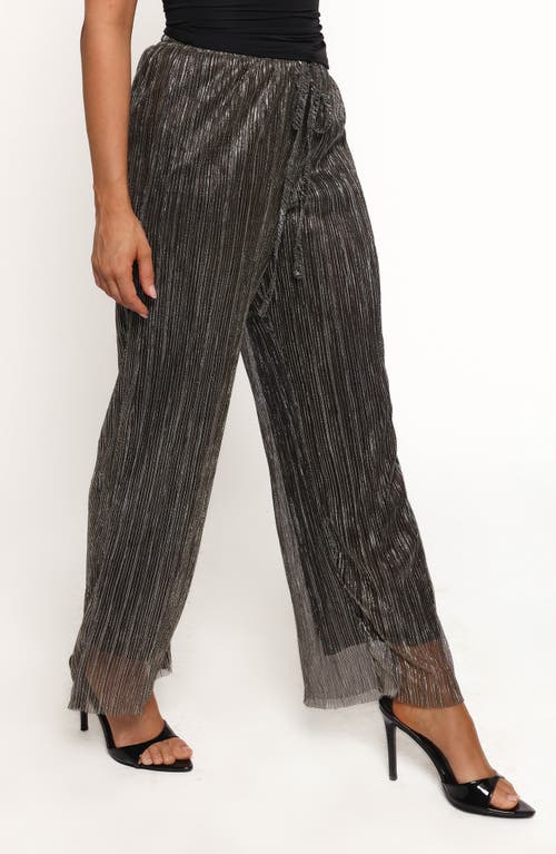 Petal And Pup Petal & Pup Nila Semisheer Metallic High Waist Wide Leg Pants In Multi