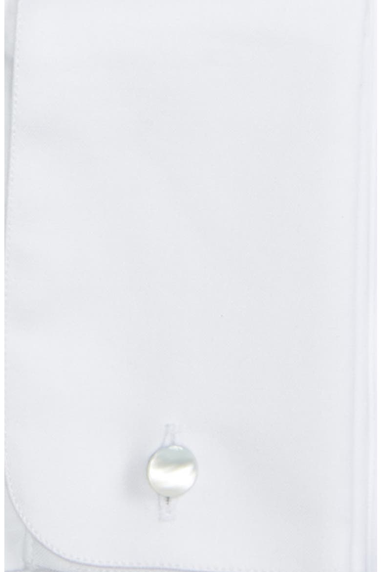 Slim Fit Stretch Tuxedo Shirt, Alternate, color, SOLID WHITE