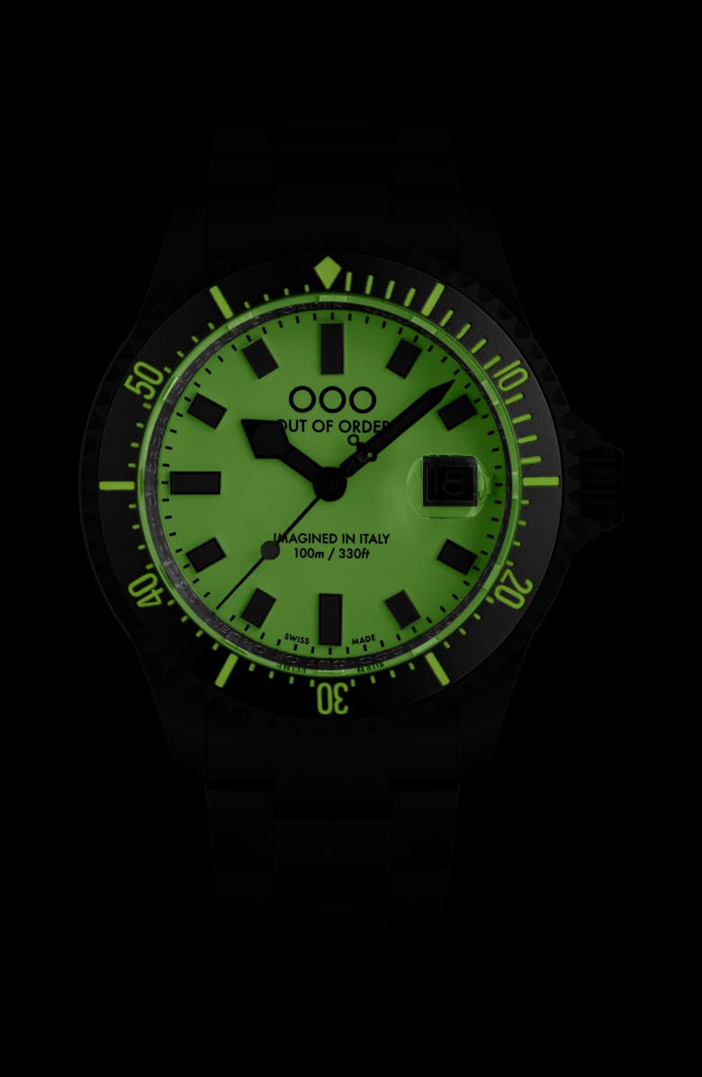 OUT OF ORDER Casanova Bracelet Watch, 44mm, Alternate, color, Light And Dark Purple