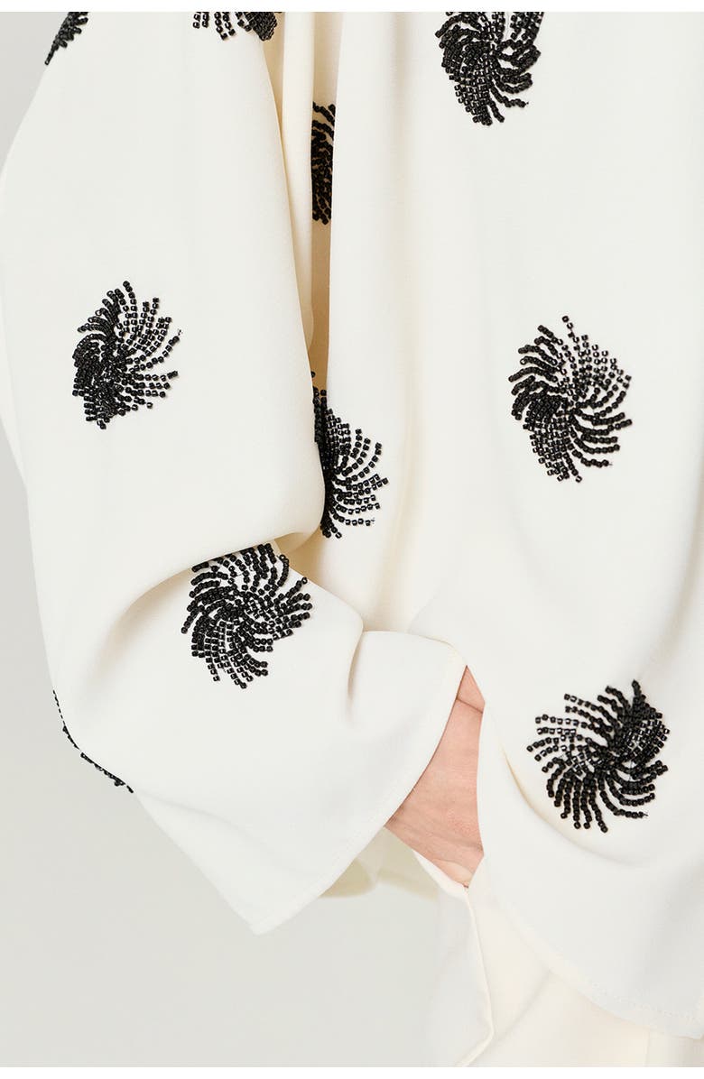 Nocturne Beaded Open-Front Kimono, Alternate, color, Multi-Colored