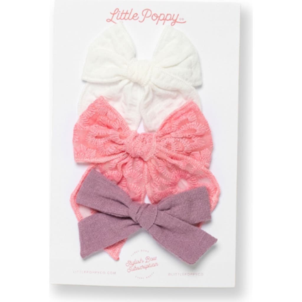 Little Poppy Co The Bow Clip Set in The Marilyn  product