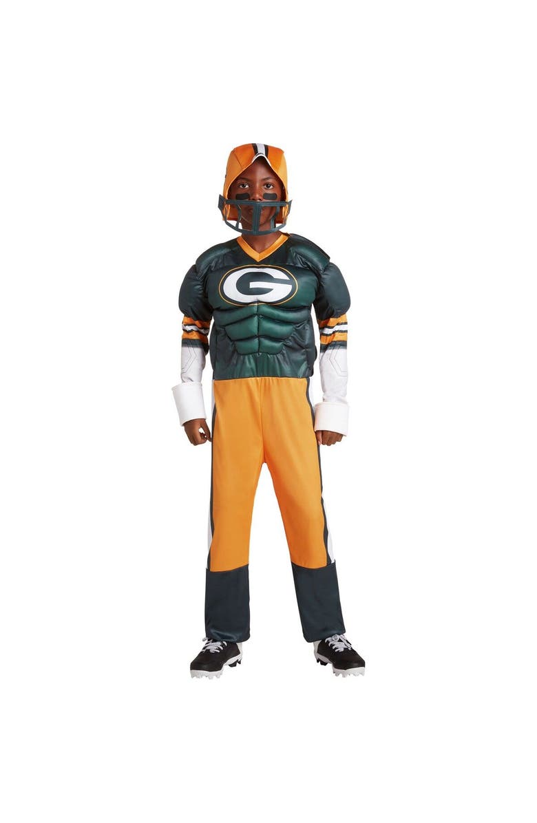 JERRY LEIGH Youth Green Green Bay Packers Game Day Costume, Main, color, Green