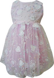 Popatu Kids' 3D Heart Party Dress