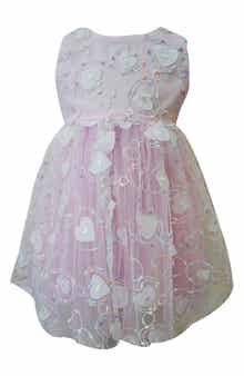Kids' 3D Heart Party Dress
