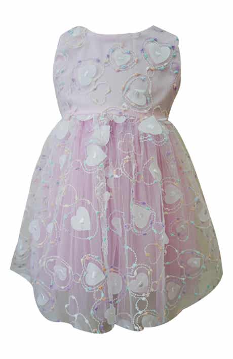 Popatu Kids' 3D Heart Party Dress