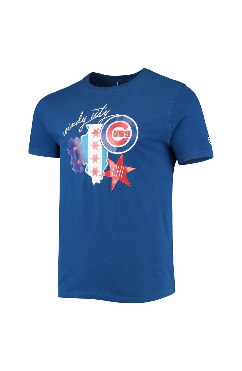 New Era Men's New Era Royal Chicago Cubs City Cluster T-Shirt, Alternate, color, Royal