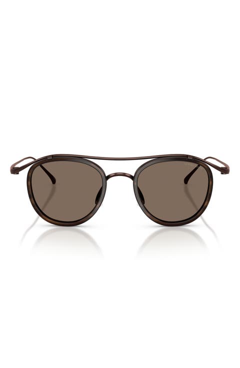 46mm Round Sunglasses
