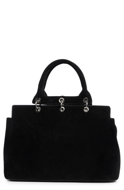 Grommet Top Handle Crossbody