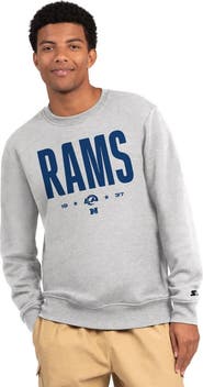 STARTER Men's Starter  Ash Los Angeles Rams Port & Co Sweatshirt
