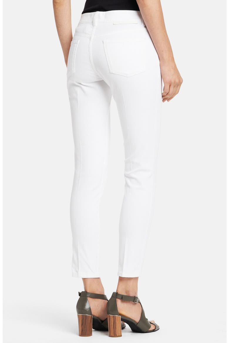 'Simone' Skinny Ankle Grazer Jeans, Alternate, color, WHITE