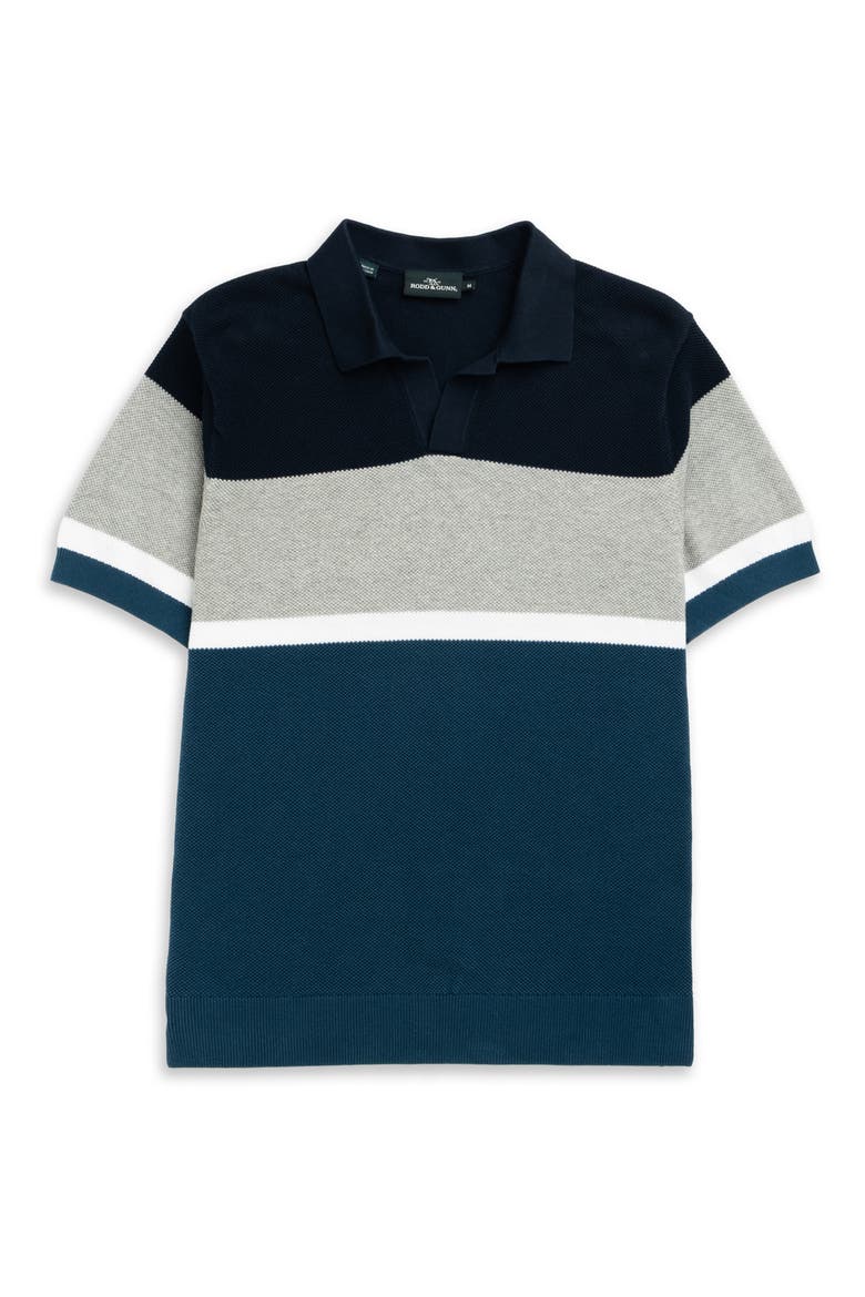 Brunswick Johnny Collar Polo Sweater, Alternate, color, TEAL
