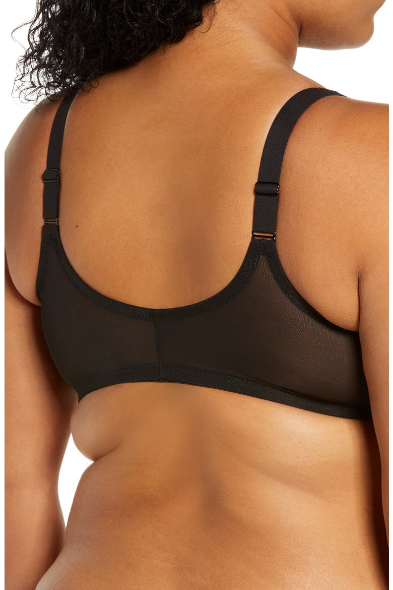 MagicLift® Front Close Full Figure Bra, Alternate, color, BLACK