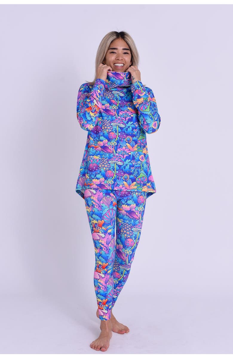 OOSC High Neck Baselayer Top - How High?? Women's, Alternate, color, Multi-Colour