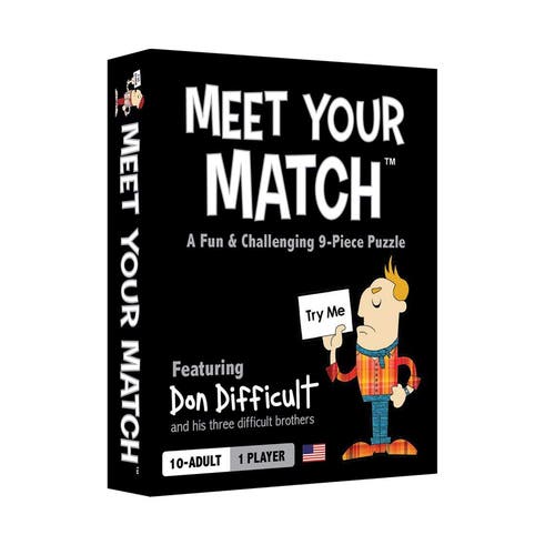 ALL THINGS EQUAL Meet Your Match The Fun & Challenging 9Piece Puzzle/Game/Brainteaser in Multicolored  product