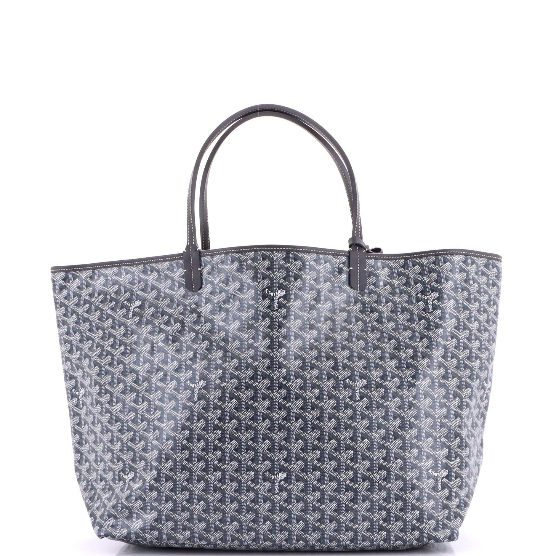 Pre-Owned Goyard Saint Louis Tote Coated Canvas GM, Alternate, color, Gray