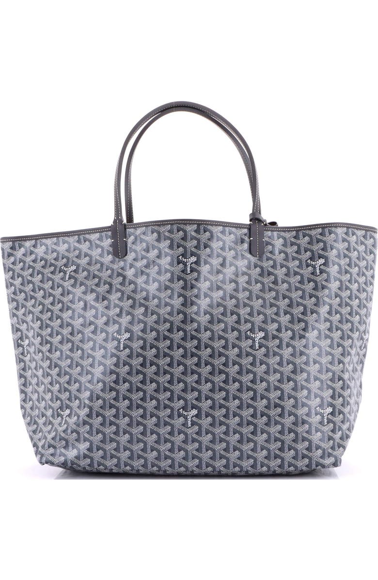 Pre-Owned Goyard Saint Louis Tote Coated Canvas GM, Alternate, color, Gray