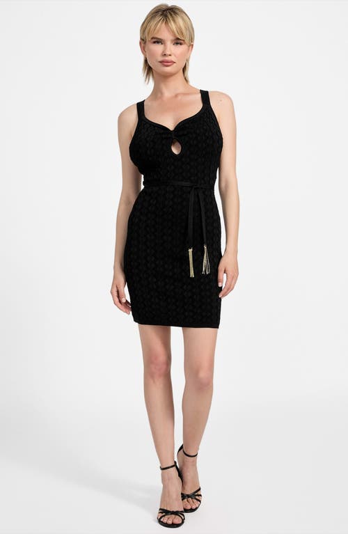 Guess Silvie Sleeveless Minidress In Black