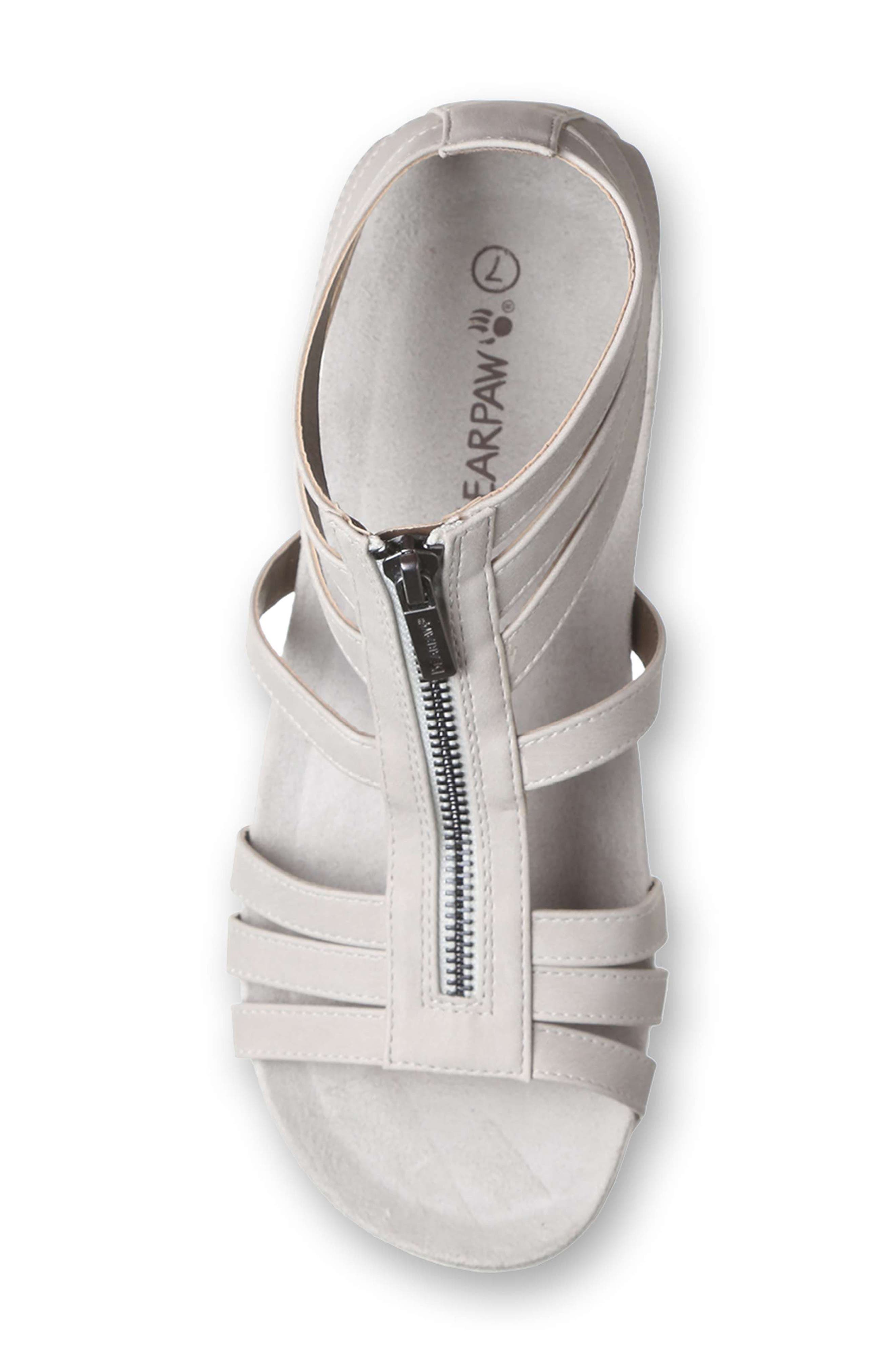 Ronda Faux Leather Sandal, Alternate, color, WHITE