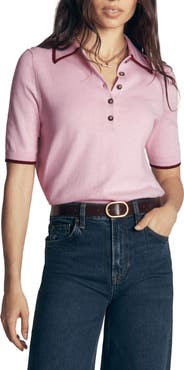 Boden Collared Knitted T-Shirt