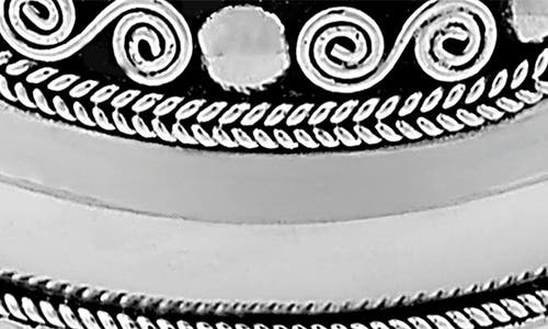 Samuel B. Sterling Silver Abstract Cuff Bracelet In Silver