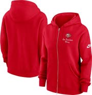 Nike Women's Nike Scarlet San Francisco 49ers Phoenix Rewind Full-Zip Hoodie