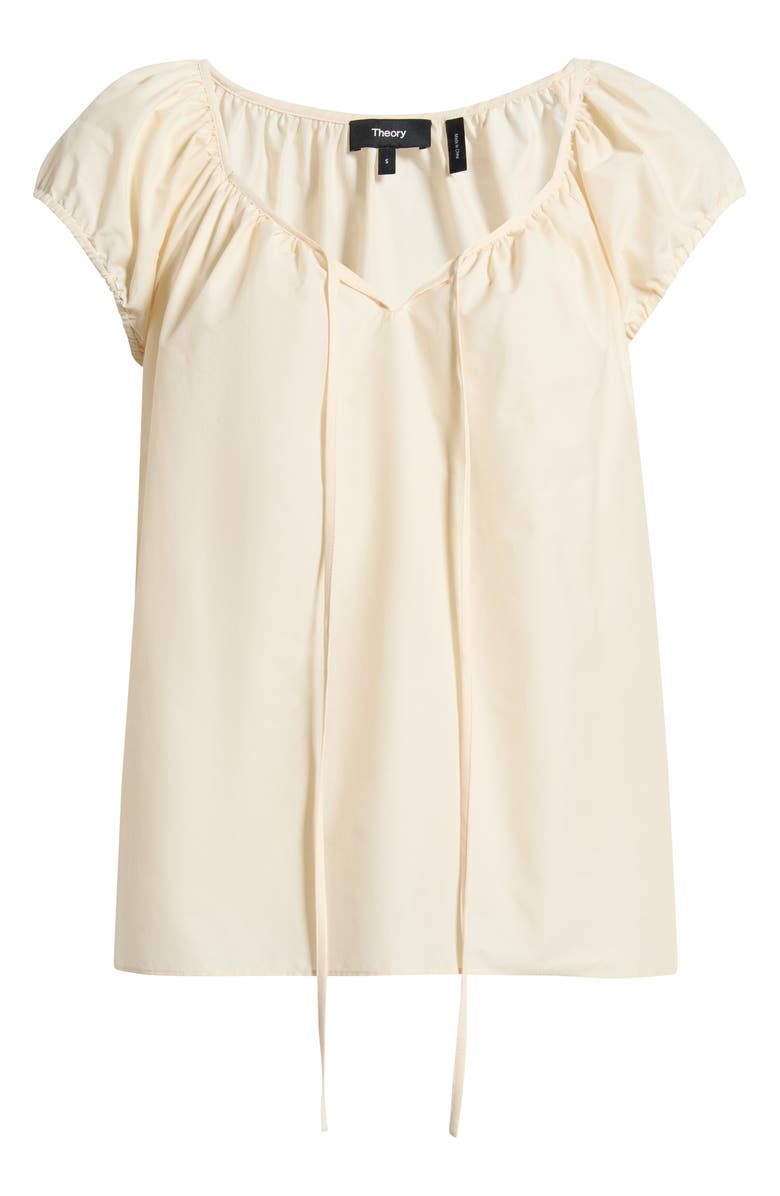 Theory Easy Tie Woven Shirt, Main, color, Almond
