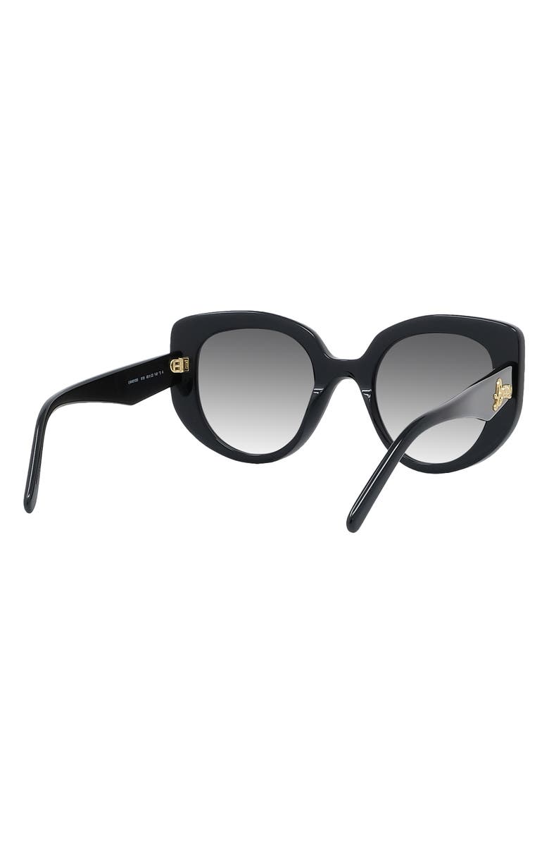Loewe Curvy 49mm Gradient Butterfly Sunglasses, Alternate, color,