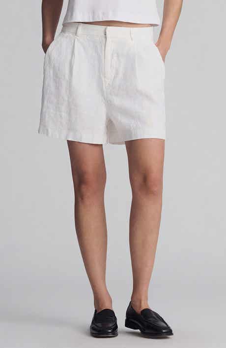 Woven Linen Shorts