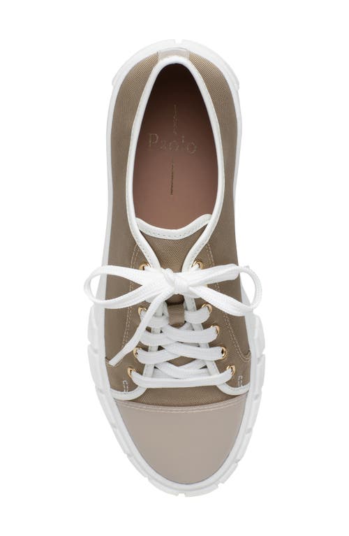 Shop Linea Paolo Kalaia Platform Sneaker In Khaki/lotus