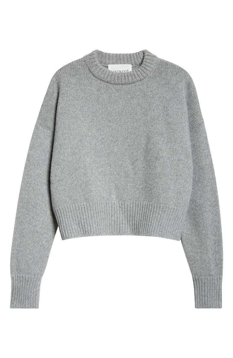 NACKIYÈ Loose Fit Merino Wool & Cashmere Crewneck Sweater, Alternate, color, 