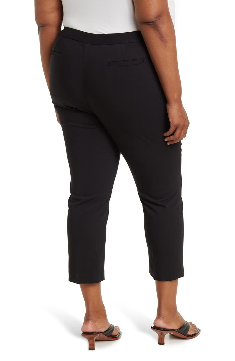 Amanda & Chelsea ATELIER LUXE Slash Pocket Ankle Pant, Alternate, color, Black