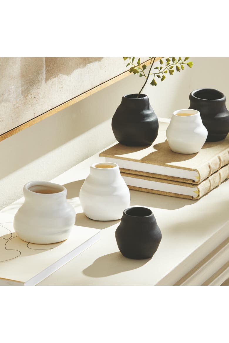 Tabitha Bud Vases Set of 3, Alternate, color, White