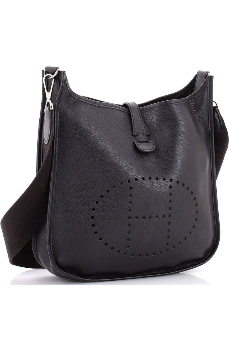 Pre-Owned Hermes Evelyne Bag Gen II Epsom PM, Alternate, color, Noir
