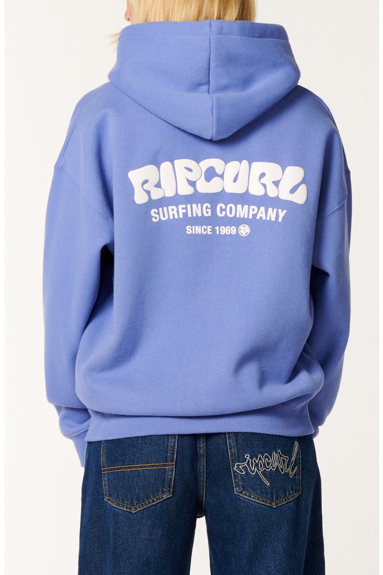 Surf Puff Print Graphic Hoodie, Alternate, color, MEDIUM BLUE