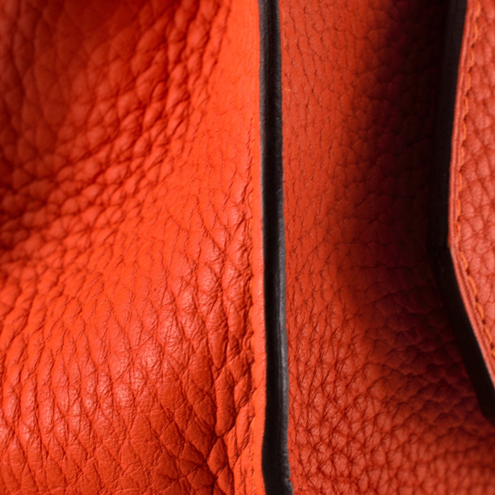 Pre-Owned Hermes Jypsiere Bag Clemence 31, Alternate, color, Feu