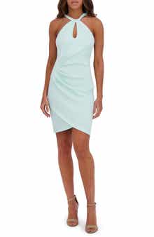 Siena Ruched Body-Con Scuba Dress