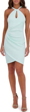 Siena Ruched Body-Con Scuba Dress