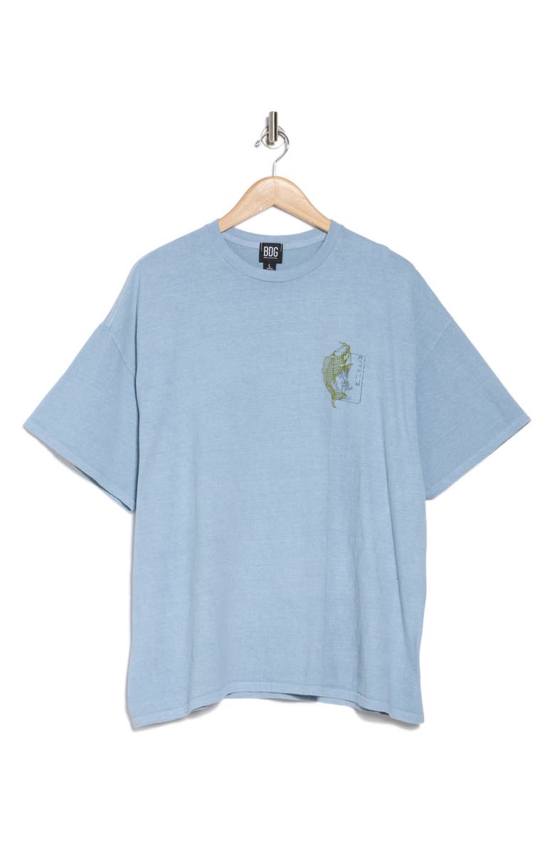 BDG Urban Outfitters Koi Sketch Cotton Graphic T-Shirt, Alternate, color,